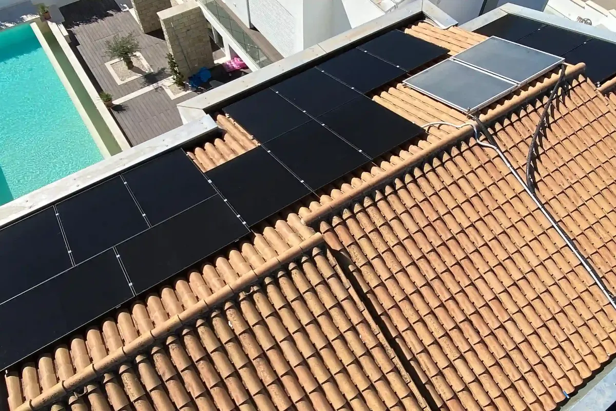 Impianto a pannelli solari